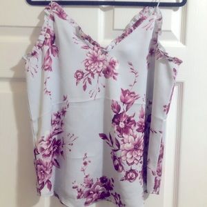 Express Lilac Floral Camisole